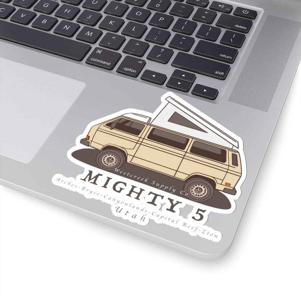 Mighty 5 Magic Van Sticker