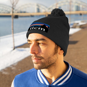 Iowa Iowa City Mission (IICM) Pom Beanie