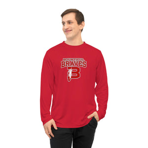 Braves Feather Long Sleeve Performance Shirt - Single Side – Westcreek  Supply Co.