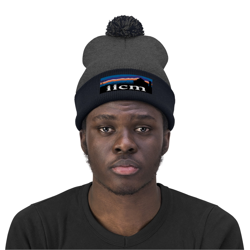 Iowa Iowa City Mission (IICM) Pom Beanie