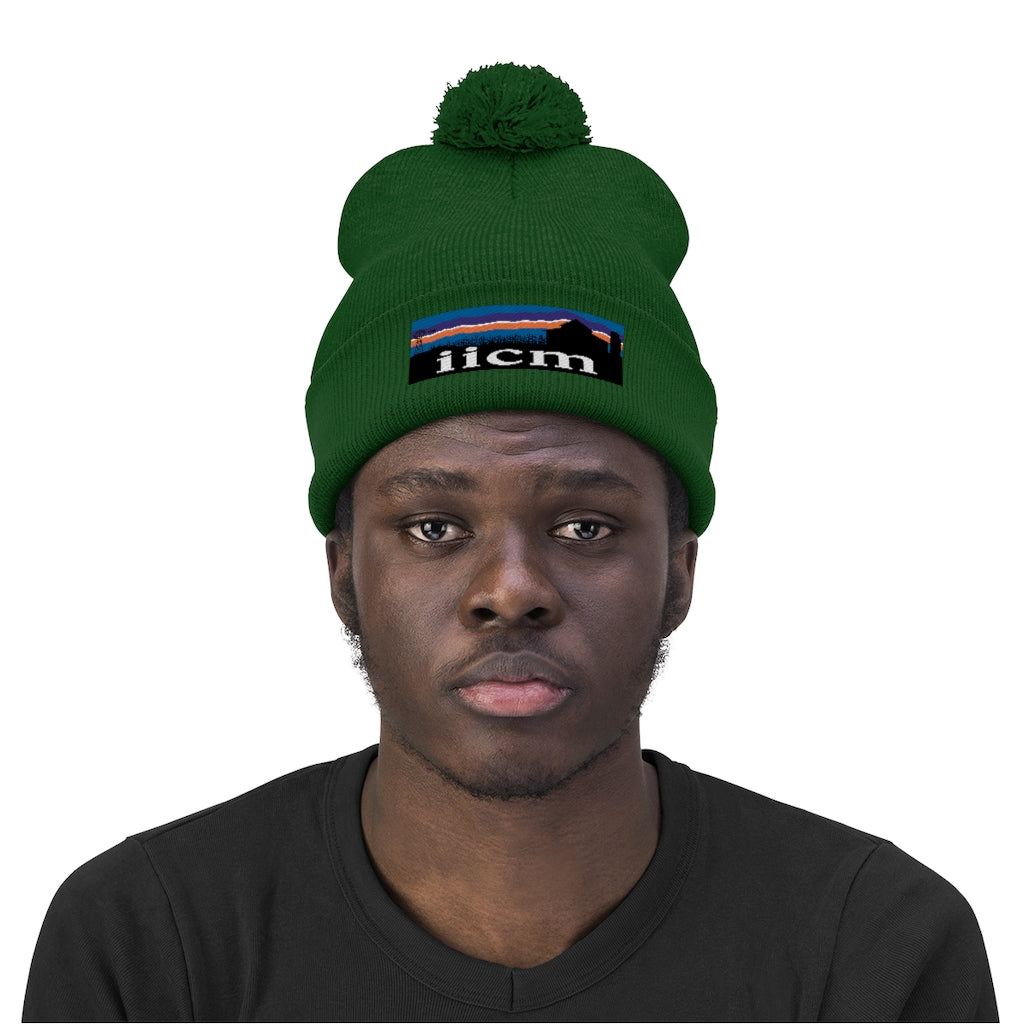 Iowa Iowa City Mission (IICM) Pom Beanie