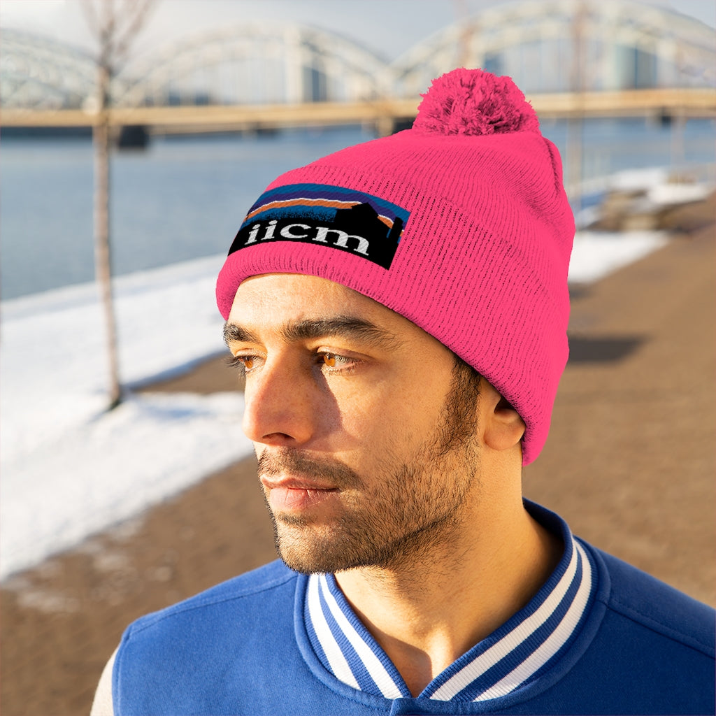 Iowa Iowa City Mission (IICM) Pom Beanie