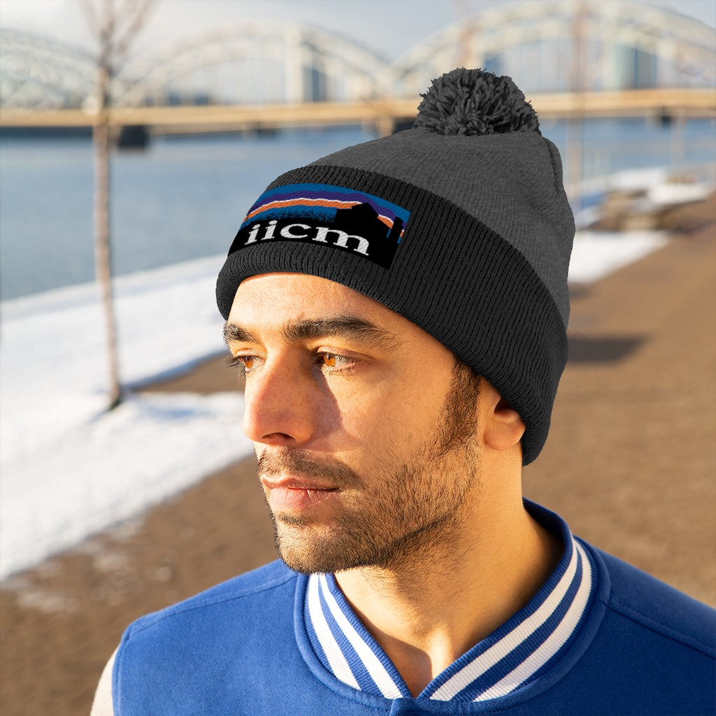 Iowa Iowa City Mission (IICM) Pom Beanie