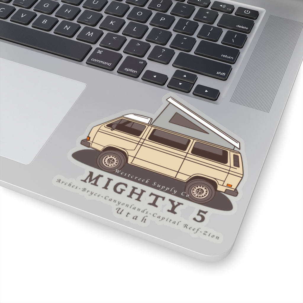 Mighty 5 Magic Van Sticker