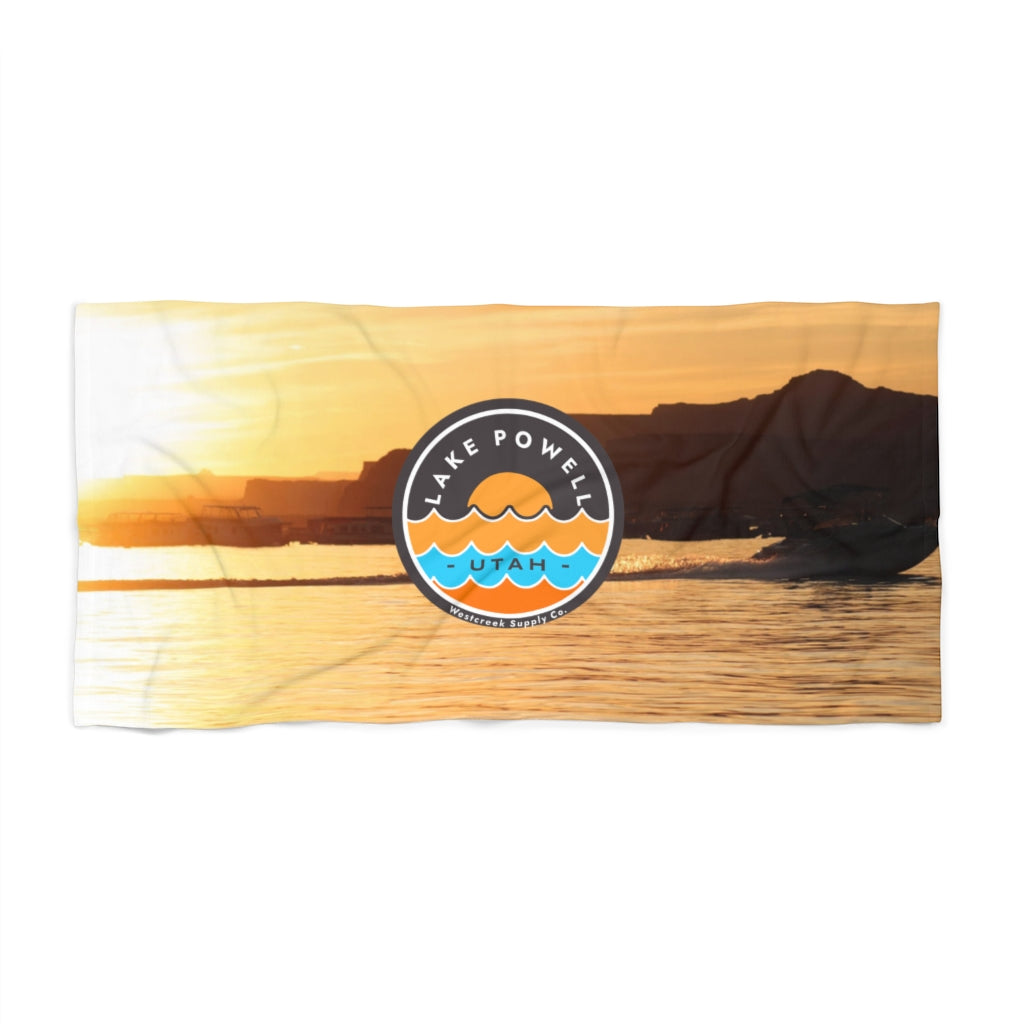 Lake Powell Sunset Beach Towel