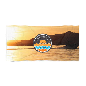 Lake Powell Sunset Beach Towel