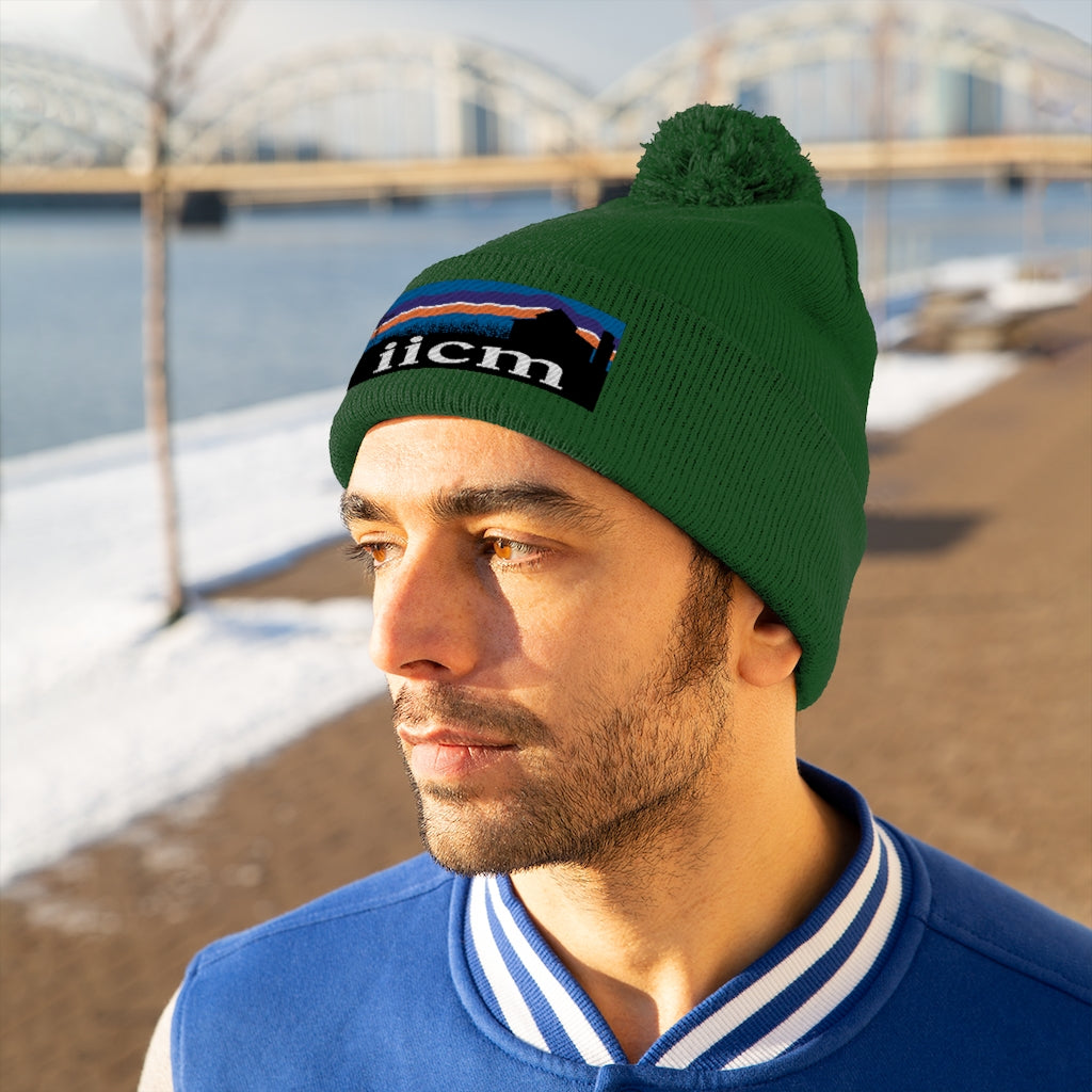 Iowa Iowa City Mission (IICM) Pom Beanie
