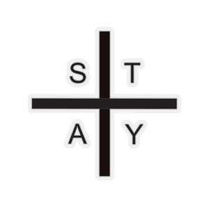 Stay Positive Sticker