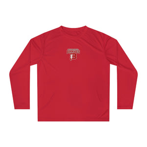 Braves Feather Long Sleeve Performance Shirt - Two Sides