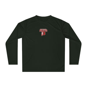Braves Feather Long Sleeve Performance Shirt - Two Sides