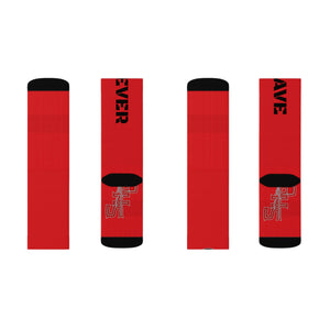 Braves Red Logo Socks