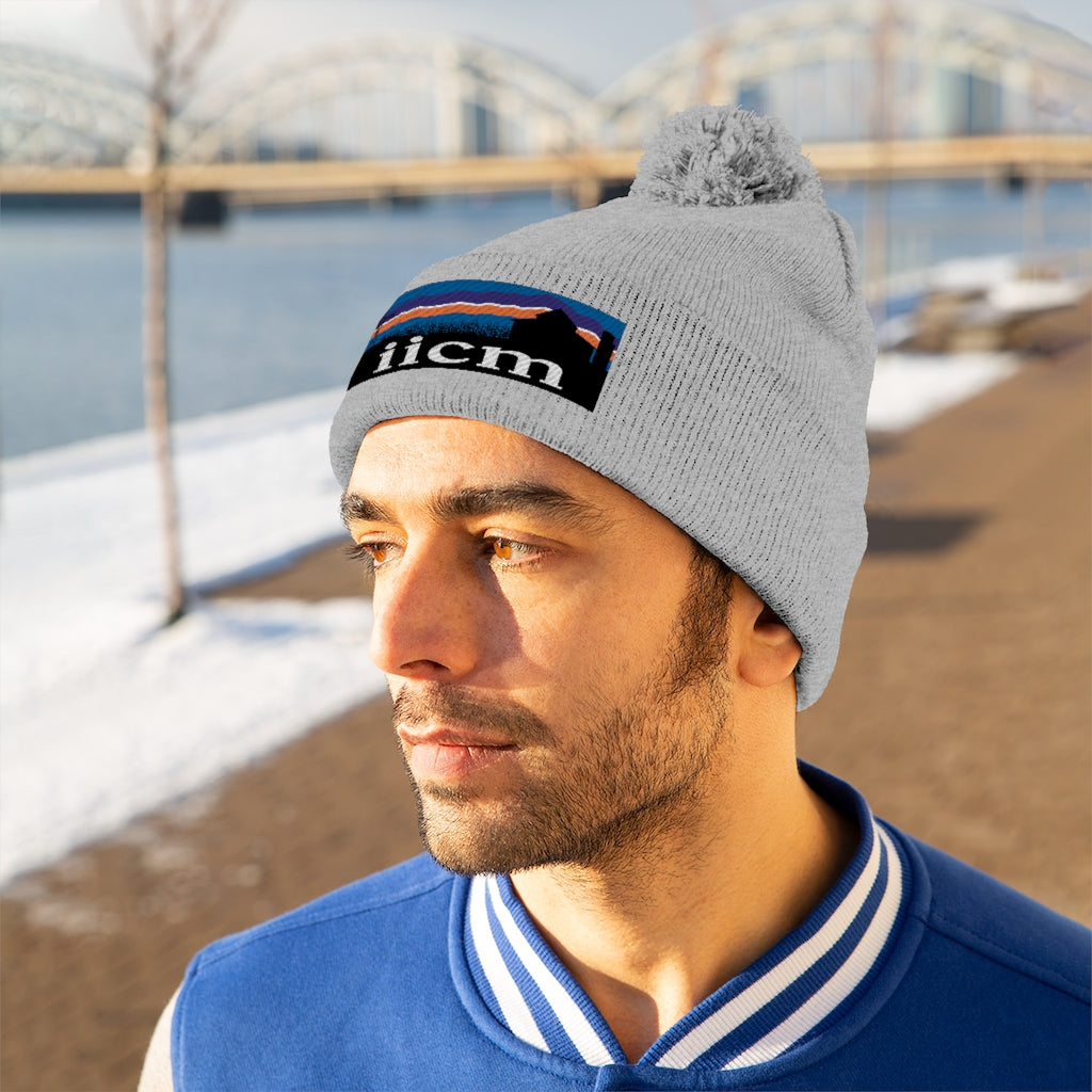 Iowa Iowa City Mission (IICM) Pom Beanie