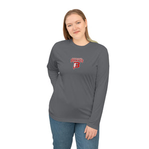 Braves Feather Long Sleeve Performance Shirt - Two Sides