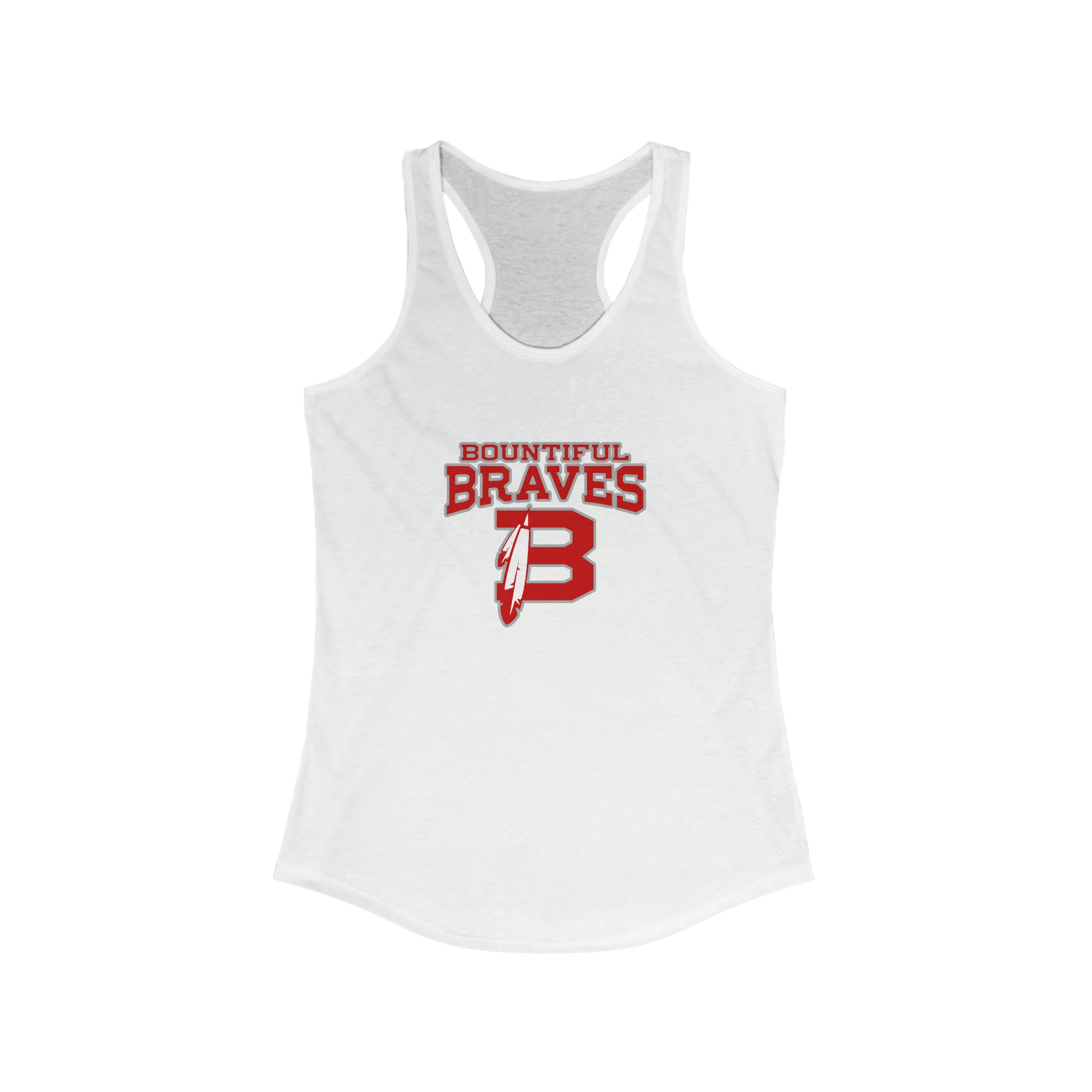 Braves Feather Women's Racerback Tank