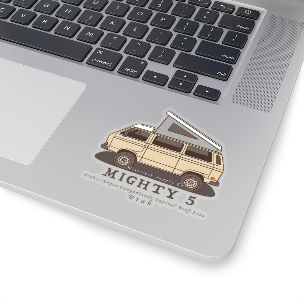 Mighty 5 Magic Van Sticker