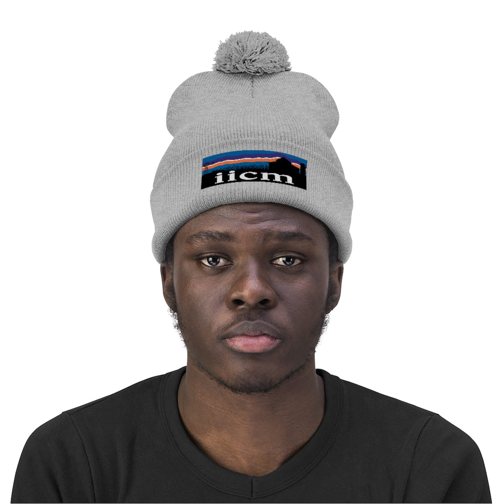 Iowa Iowa City Mission (IICM) Pom Beanie
