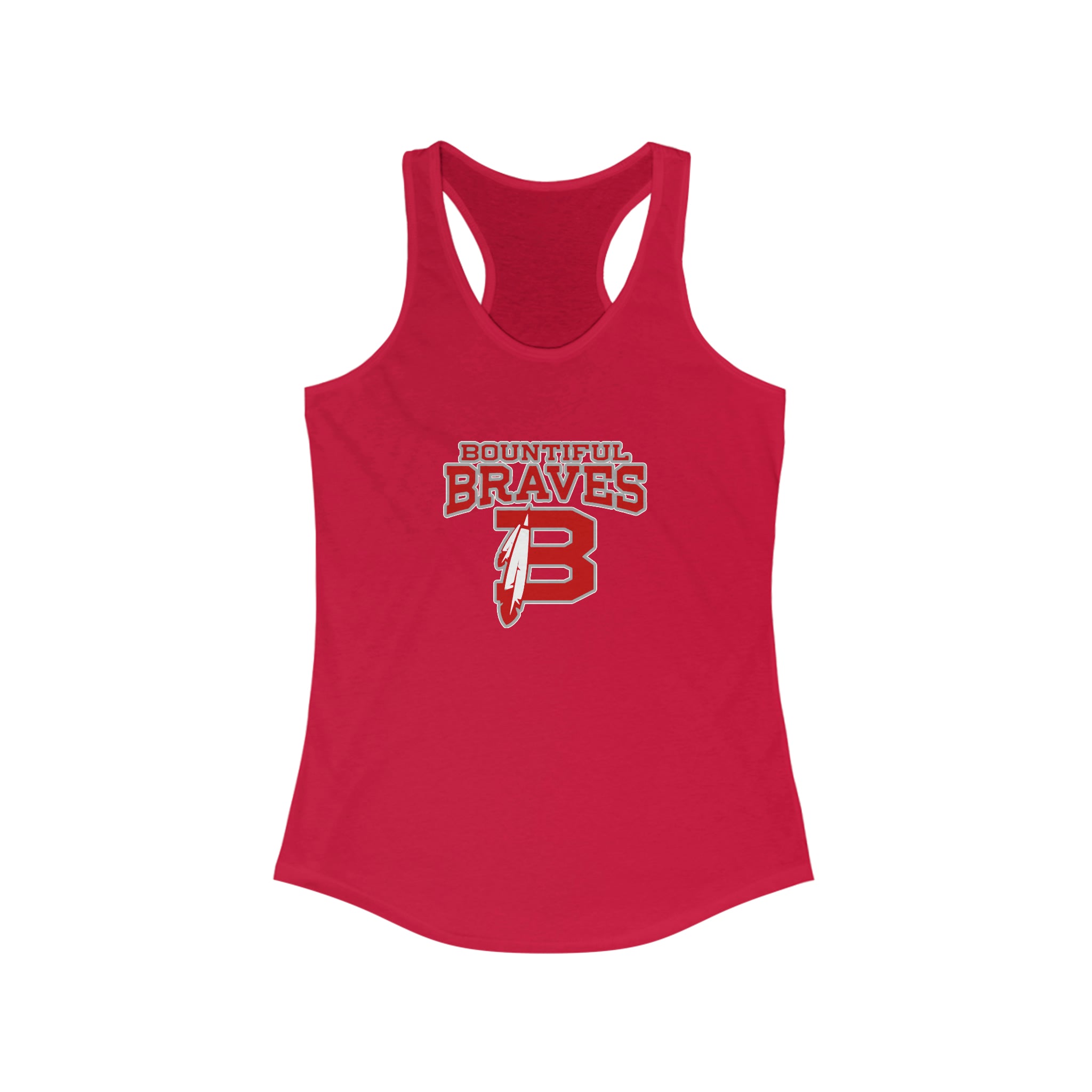 Braves Feather Women's Racerback Tank