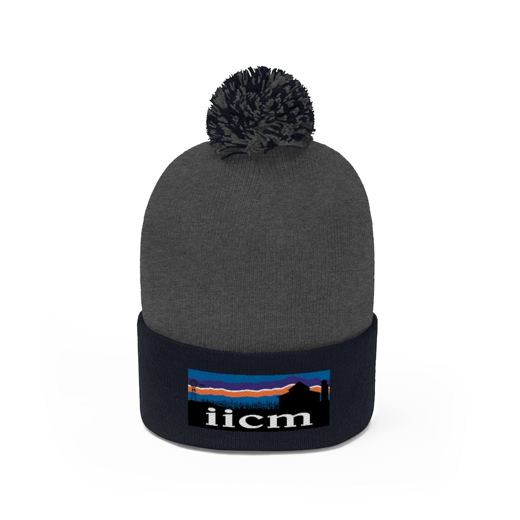 Iowa Iowa City Mission (IICM) Pom Beanie