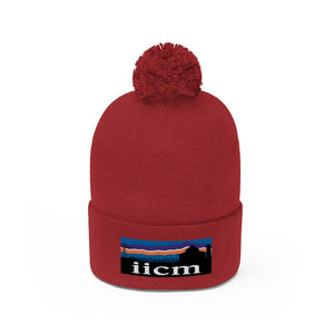 Iowa Iowa City Mission (IICM) Pom Beanie