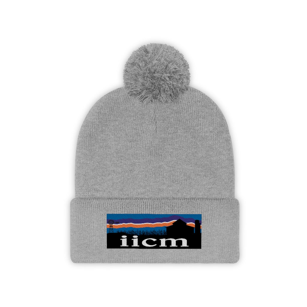 Iowa Iowa City Mission (IICM) Pom Beanie