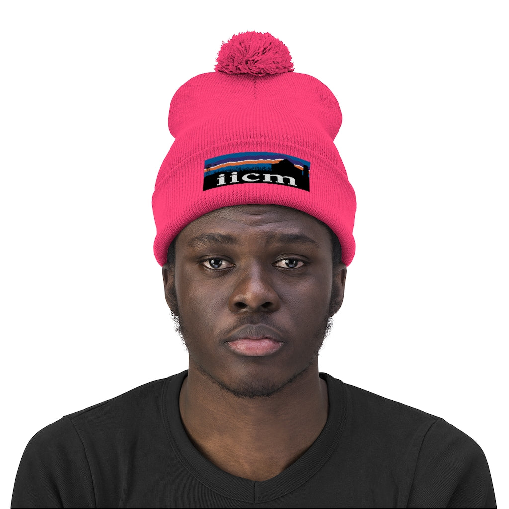 Iowa Iowa City Mission (IICM) Pom Beanie