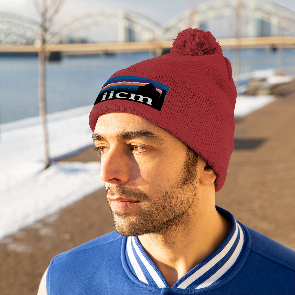 Iowa Iowa City Mission (IICM) Pom Beanie