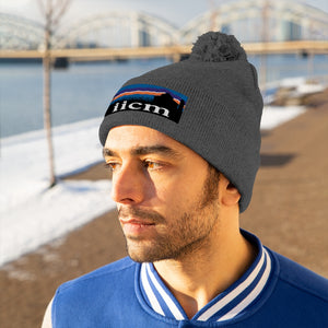 Iowa Iowa City Mission (IICM) Pom Beanie