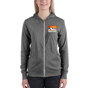 Timpanogos Unisex Lightweight Zip Hoodie